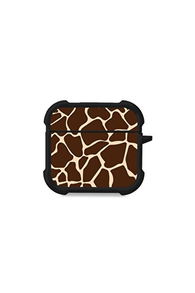 Sonique Θήκη Σιλικόνης Animal Print Series για AirPods 4 Giraffe 01