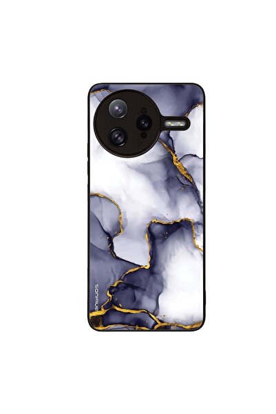 Sonique Θήκη Marble Series για Xiaomi Poco F7 Ultra 5G Μωβ Γκρι