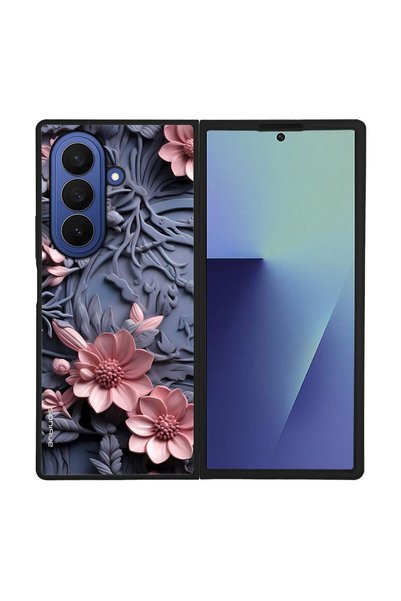 Sonique Θήκη 3D Flower Series για Samsung Galaxy Z Fold 7 Ροζ 02