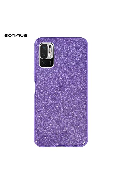 Sonique Θήκη Σιλικόνης Shiny Xiaomi Redmi Note 10 5G / Poco M3 Pro 5G Μωβ
