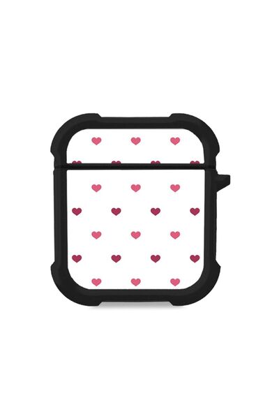 Sonique Θήκη Σιλικόνης Heart Series για AirPods 1/2 Λευκό 01