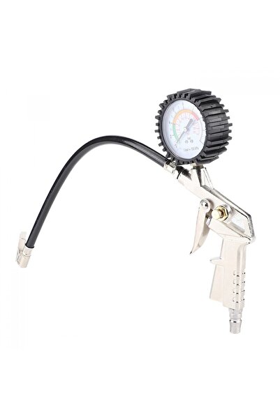 OEM Tire Pressure Gauge 0-220 PSI / 0-16 Bar, Zinc Alloy, Tester and Deflator...