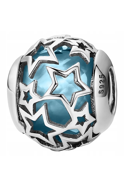 Larezo pandantiv, element decorativ, Model Stele Pe Cer Margele Albastre Cu S...