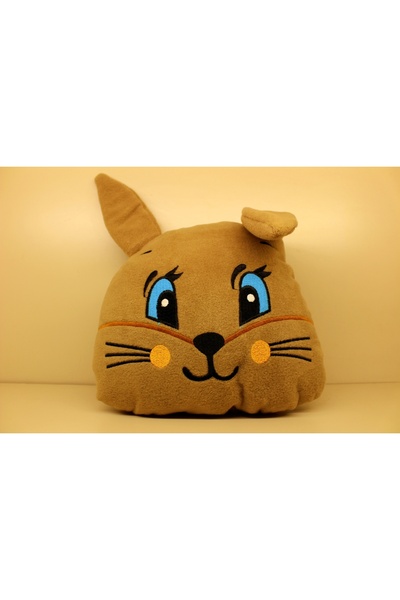 Işık kasabası Cute Rabbit Plush Pillow My Sleeping Companion