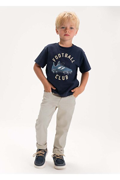 MAYORAL Boy's Canvas Trousers Beige