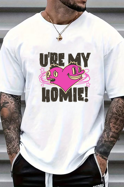 Sarah's Boutique Men's T-shirt – 100% cotton – "Homie"