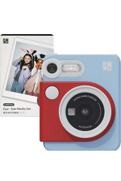 hanın Instant Camera Set M 6 – Experience Pack – 30 Photos Included, Blue, Bl...