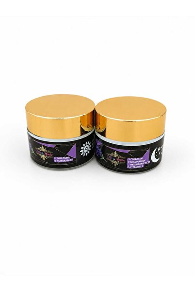 MOR PEMBE Purple&Pink Day and Night Anti-Aging Cream Set, Collagen, Niacinami...