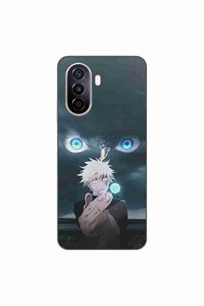 OEM Калъф, съвместим с Huawei Nova Y70, силиконов гел TPU, с шарка Джуджуцу К...