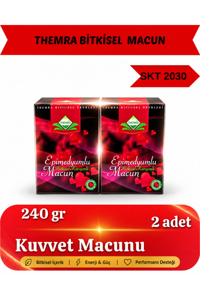 Themra Bitkisel Kudret Narı Bal Ginsengli Bitkisel Propolis Karışımlı Epimedy...