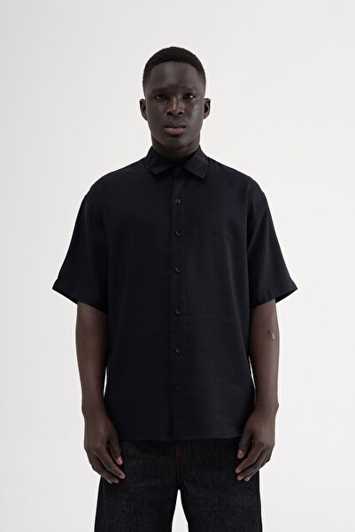 Machinist Oversized Basic Men's Shirt – Black XL