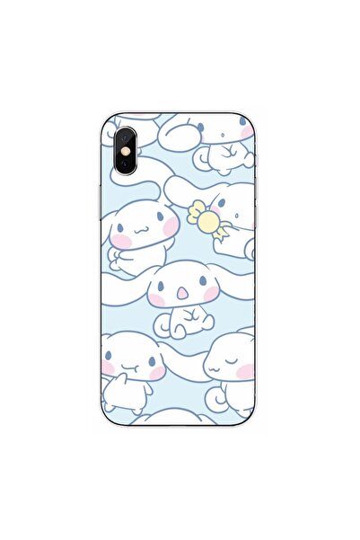 OEM Θήκη συμβατή με Apple iPhone X από σιλικόνη gel TPU με σχέδιο Cinnamoroll