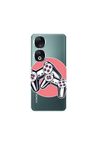 Other Honor 90 5G Retro Joysticks Transparent Silicone TPU Θήκη