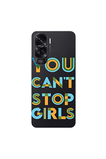 Other Honor 90 Lite 5G You Cant Stop Girls Transparent Silicone TPU Θήκη