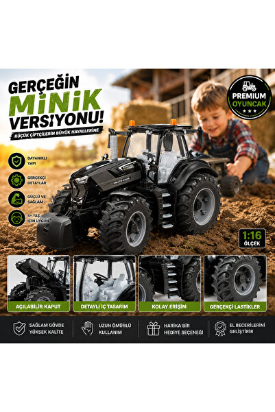 Cici Oyuncak DEUTZ-FAHR 8280 TTV Warrior Bruder Çocuk Traktör Made İn Germany...