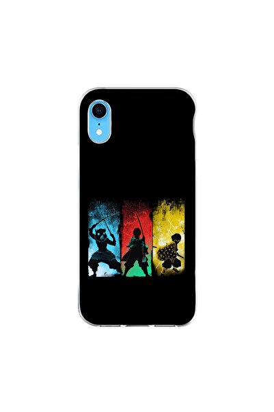 OEM Case compatible with Apple iPhone XR Silicone Gel Tpu Demon Slayer Team P...
