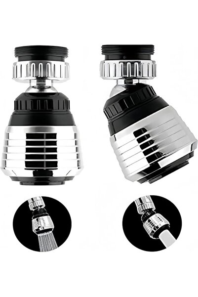 The Bros 360 Degree Swivel Faucet Aerator, Water Saving Bubbler Sprayer, Pres...