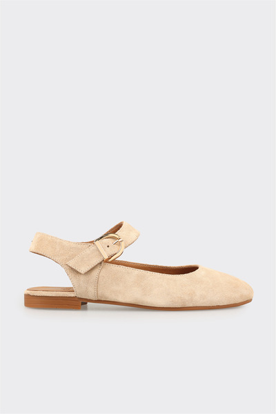 Elle Shoes Naturel Deri Kadın Günlük Ayakkabı