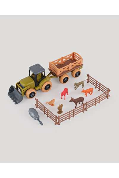LETS BE CHILD Animal-Driven Detachable Farm Tools Tractor