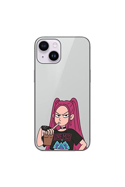 OEM Husa compatibila cu Apple iPhone 15 Silicon Tpu Model KPop Demon Hunters ...