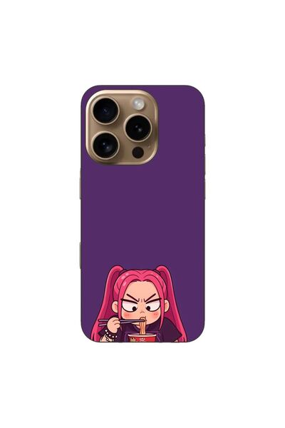 OEM Husa compatibila cu Apple iPhone 16 Pro Silicon Tpu Model KPop Demon Hunt...
