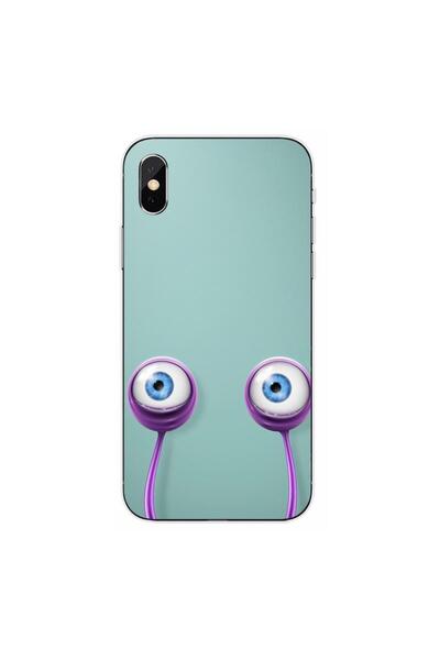 OEM Husa compatible with Apple iPhone XS Max Silicon Gel Tpu Model Snail Eyes