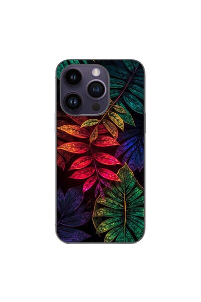 OEM Husa compatibila cu Apple iPhone 15 Pro Silicon Gel Tpu Model Minmal Neon...