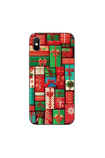 OEM Husa compatibila cu Apple iPhone XS Silicon Gel Tpu Model Xmas Gifts Pattern