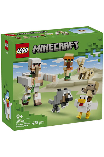 LEGO Minecraft Chicken Jockey Desert Attack