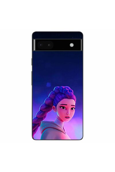 OEM Husa compatibila cu Google Pixel 6A Silicon Gel Tpu Model KPop Demon Hunt...