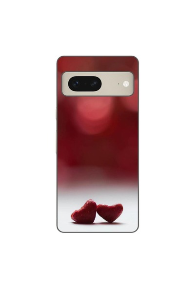 OEM Husa compatibila cu Google Pixel 7 Silicon Gel Tpu Model Little Hearts
