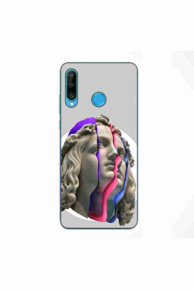 OEM Husa compatibila cu Huawei P30 Lite Silicon Gel Tpu Model Neon Ruins