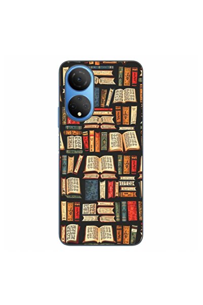 OEM Husa compatibila cu Honor X7 Silicon Gel Tpu Model Books Pattern