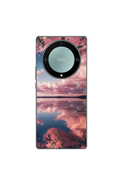 OEM Husa compatibila cu Honor Magic 5 Lite Silicon Gel Tpu Model Pink Clouds
