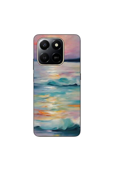 OEM Θήκη συμβατή με Honor X7d από σιλικόνη gel TPU με σχέδιο ακουαρέλας θαλασ...