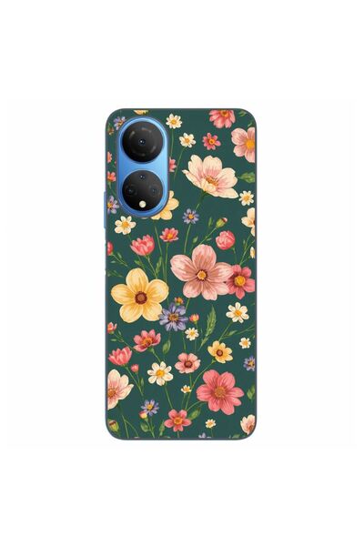 OEM Husa compatibila cu Honor X7 Silicon Gel Tpu Model Vintage Spring Flowers