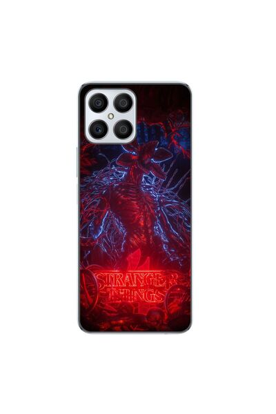 OEM Husa compatibila cu Honor X8 4G Silicon Gel Tpu Model Stranger Things Dem...