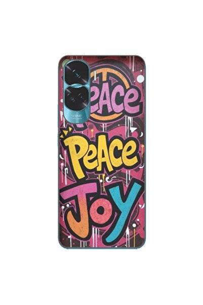 OEM Husa compatibila cu Honor 90 Lite 5G Silicon Gel Tpu Model Peace and Joy ...