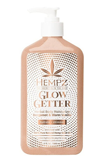 Hempz لوشن الجسم جلو جيتتر بالبرغموت والفانيليا الدافئة 500 مل