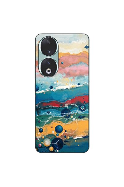 OEM Θήκη συμβατή με Honor 90 5G από σιλικόνη gel TPU με ζωγραφισμένο σχέδιο υ...