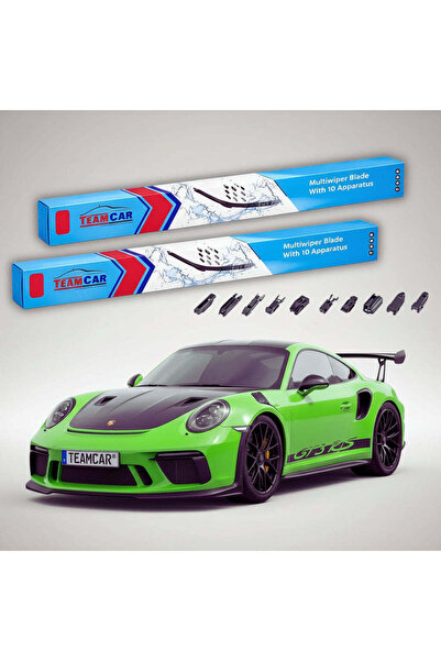 TEAMCAR Ștergătoare Porsche 911 GT3 RS 991.2 2018-2019 |   Set frontal plat –...