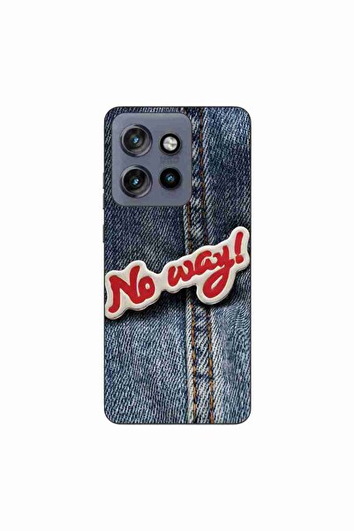 OEM Θήκη συμβατή με Motorola Edge 50 Neo Σιλικόνης Τζελ TPU Μοντέλο No Way Jeans