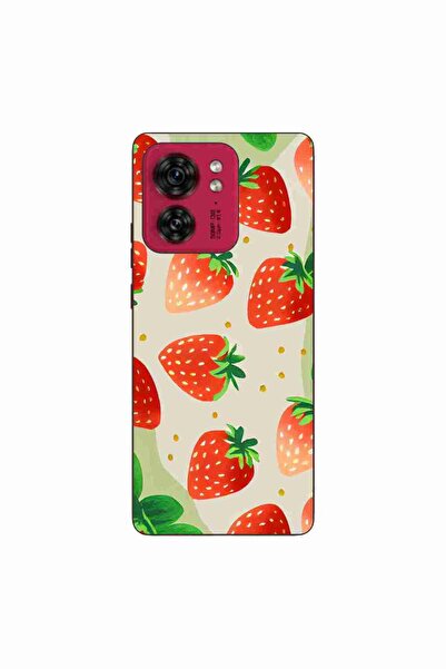OEM Husa compatibila cu Motorola Edge 40 Silicon Gel Tpu Model Capsuni Pattern