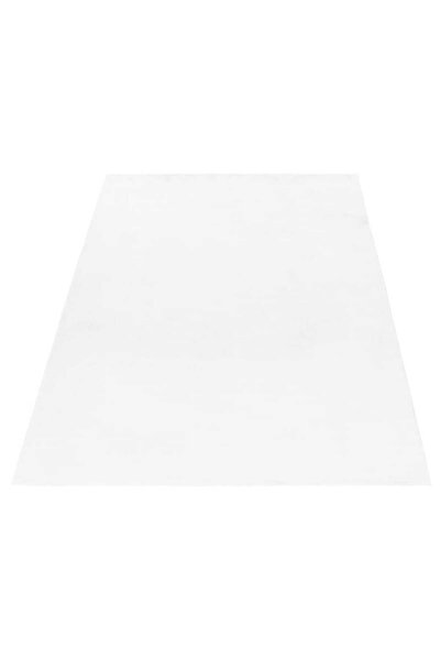 AYYILDIZ Covor din pluș, Pouffy, 80 x 150 cm, Alb, Poliester, Oeko Tex Standr...