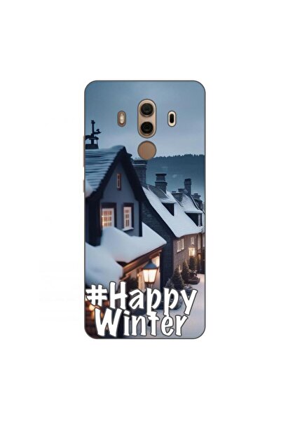 OEM Husa compatibila cu Huawei Mate 10 Pro Silicon Gel Tpu Model Happy Winter