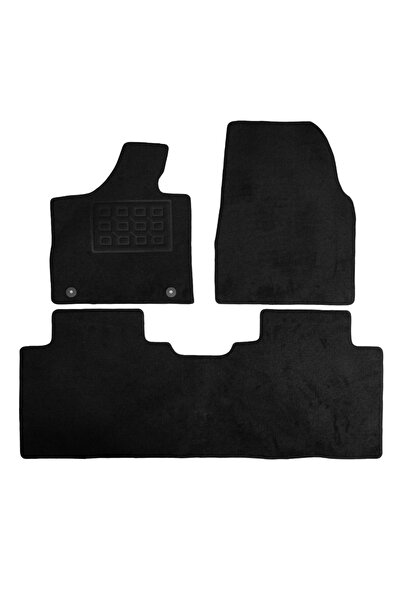 RapidAuto Set covorase auto mocheta Leapmotor C10 2024→, Negru, 3 buc.