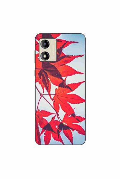 OEM Husa compatibila cu Motorola Moto E13 Silicon Gel Tpu Model Frunze de toamna