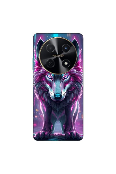 OEM Husa compatibila cu Huawei Nova 12i Silicon Gel Tpu Model Cyberpunk Wolf