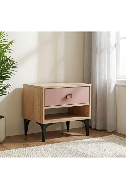 Danube Home Bella 1Drawer Night Stand | Multifunctional Bedside Table