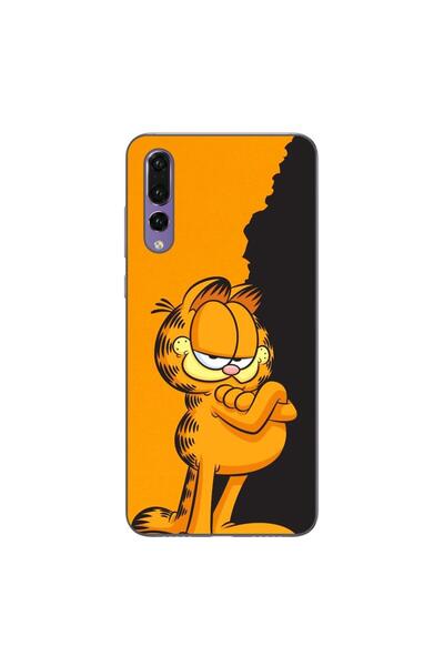 OEM Θήκη συμβατή με Huawei P20 Pro, από σιλικόνη gel TPU, μοντέλο Garfield, σ...